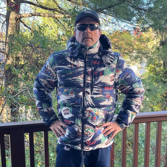 POLO RALPH LAUREN Ski Graphic Puffer Jacket - Picture 2 of 15